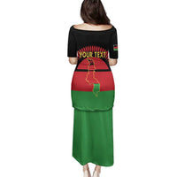 Personalized Malawi Independence Day Family Matching Puletasi and Hawaiian Shirt Coat Of Arms Flag Style