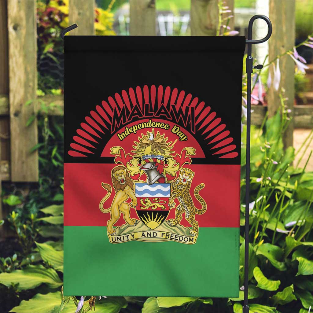 Malawi Independence Day Garden Flag Coat Of Arms Flag Style