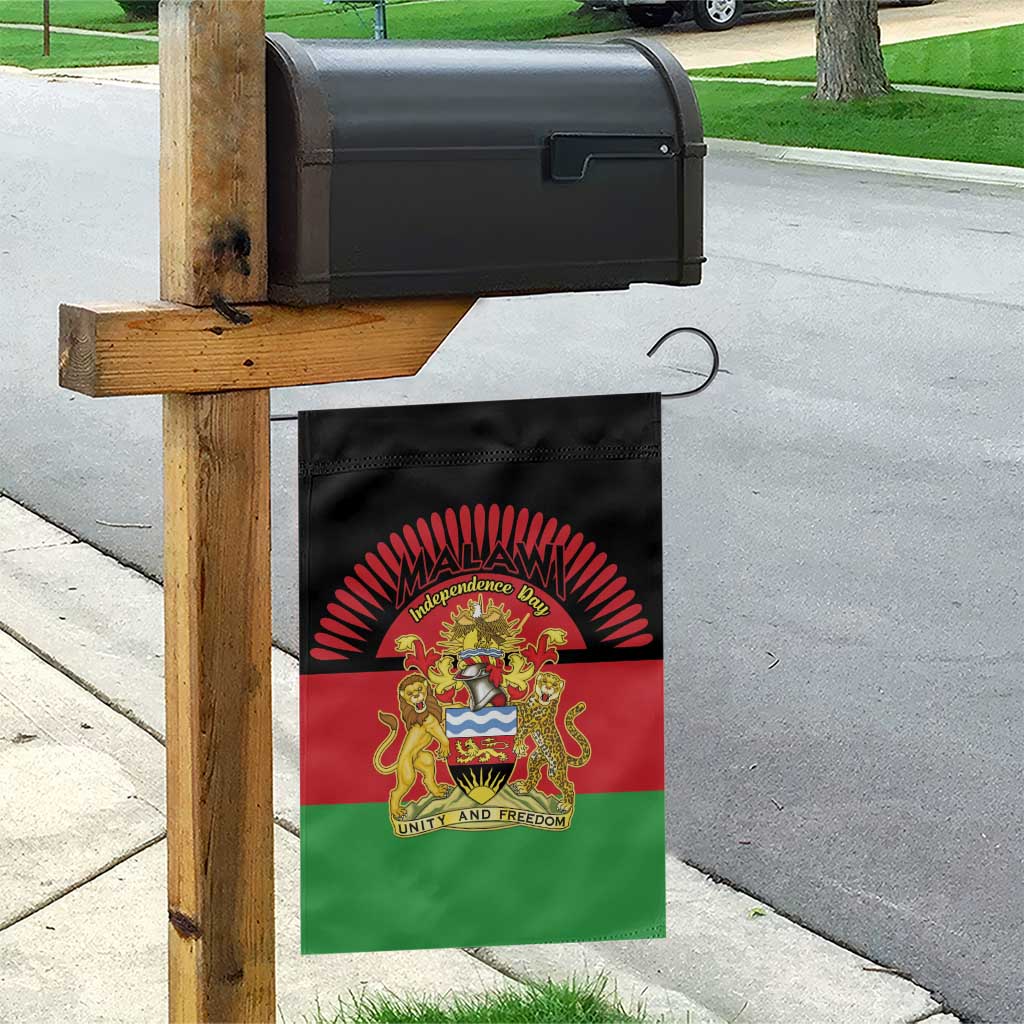 Malawi Independence Day Garden Flag Coat Of Arms Flag Style