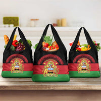 Malawi Independence Day Grocery Bag Coat Of Arms Flag Style