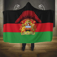 Malawi Independence Day Hooded Blanket Coat Of Arms Flag Style