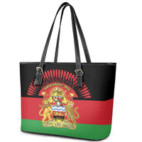 Malawi Independence Day Leather Tote Bag Coat Of Arms Flag Style