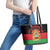 Malawi Independence Day Leather Tote Bag Coat Of Arms Flag Style