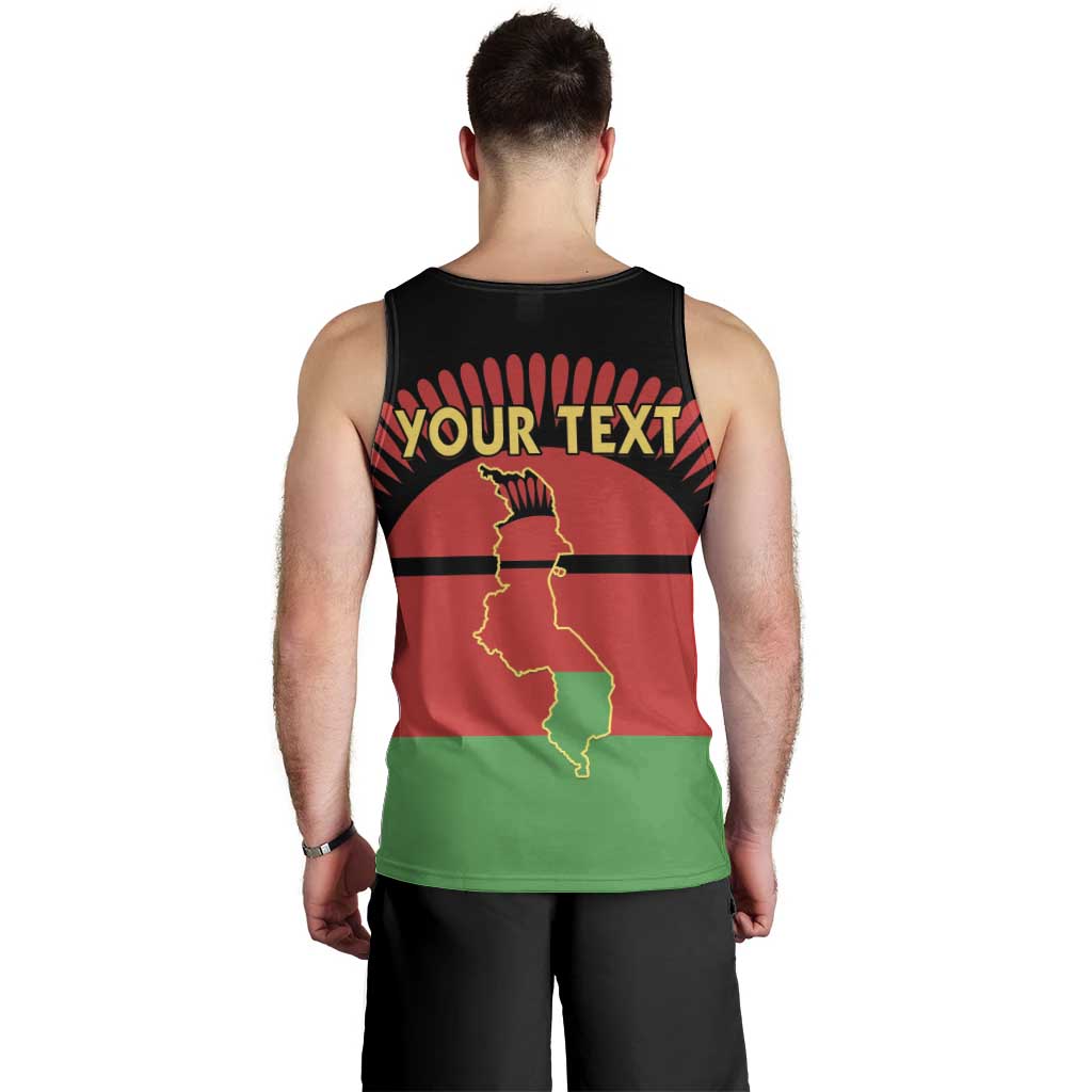 Personalized Malawi Independence Day Men Tank Top Coat Of Arms Flag Style
