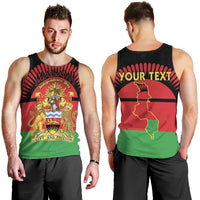 Personalized Malawi Independence Day Men Tank Top Coat Of Arms Flag Style