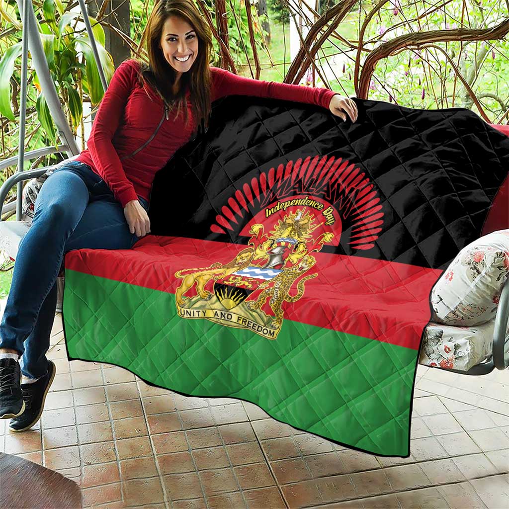 Malawi Independence Day Quilt Coat Of Arms Flag Style