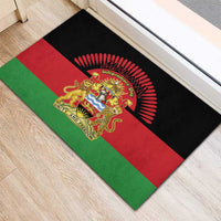 Malawi Independence Day Rubber Doormat Coat Of Arms Flag Style