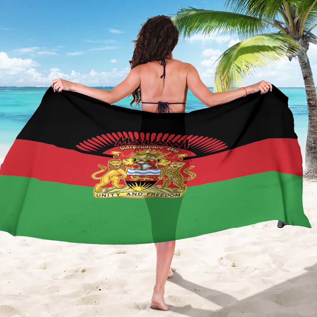 Malawi Independence Day Sarong Coat Of Arms Flag Style