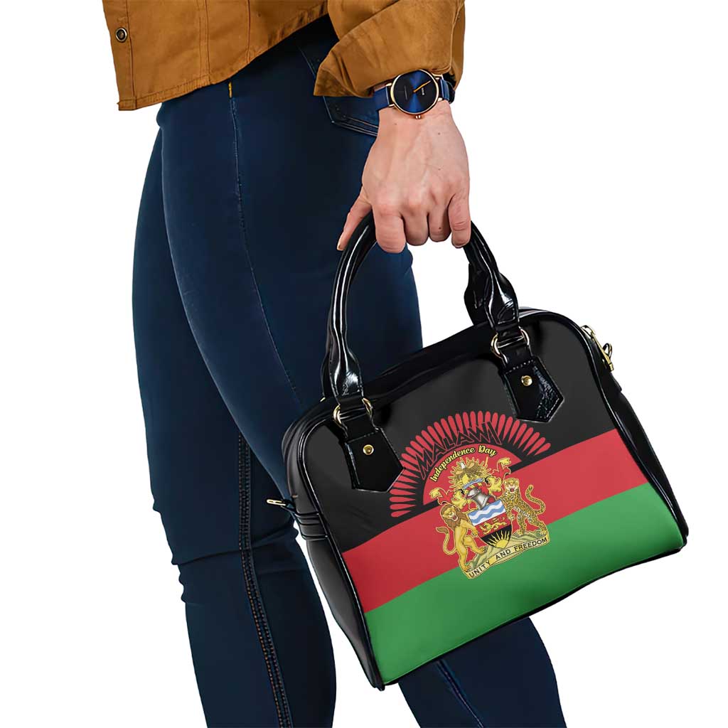 Malawi Independence Day Shoulder Handbag Coat Of Arms Flag Style