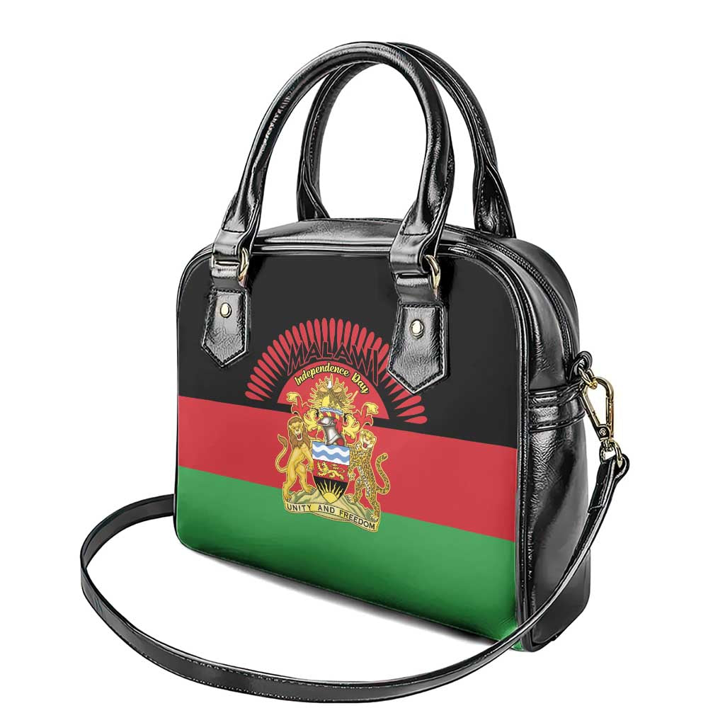 Malawi Independence Day Shoulder Handbag Coat Of Arms Flag Style