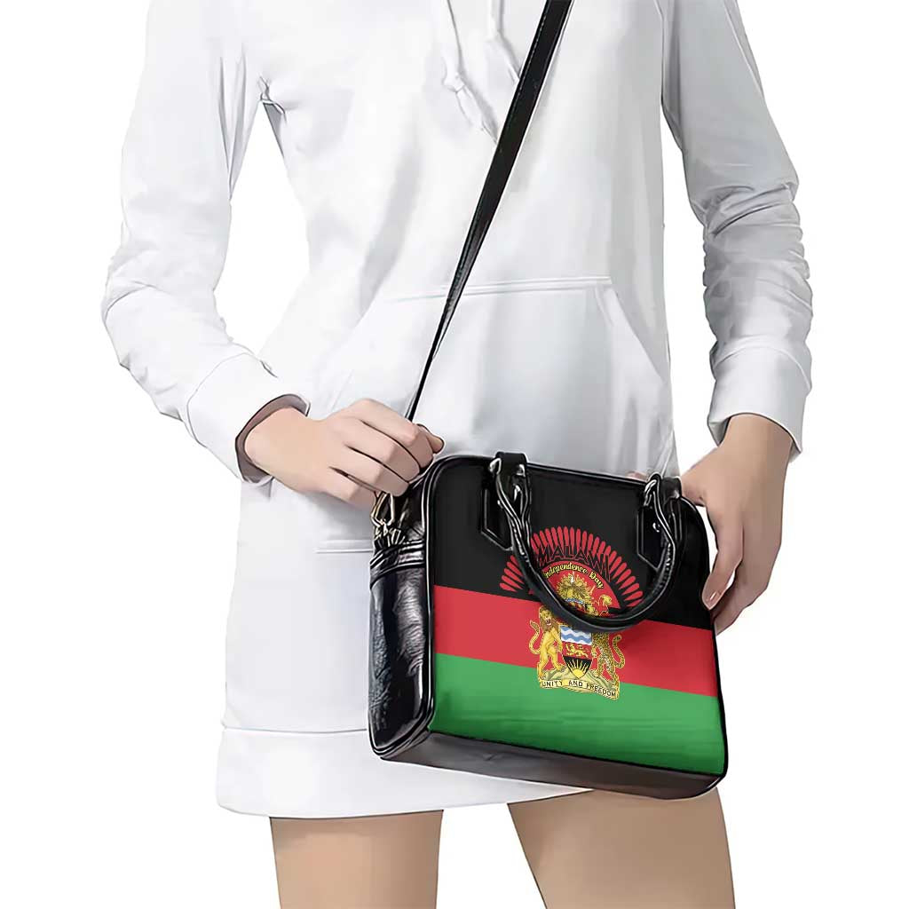 Malawi Independence Day Shoulder Handbag Coat Of Arms Flag Style
