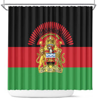 Malawi Independence Day Shower Curtain Coat Of Arms Flag Style