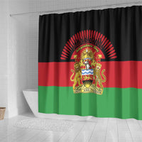 Malawi Independence Day Shower Curtain Coat Of Arms Flag Style