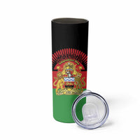 Personalized Malawi Independence Day Skinny Tumbler Coat Of Arms Flag Style