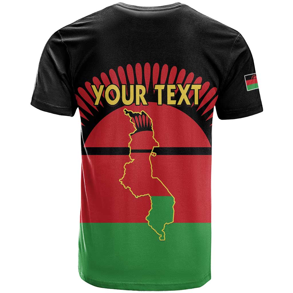 Personalized Malawi Independence Day T Shirt Coat Of Arms Flag Style