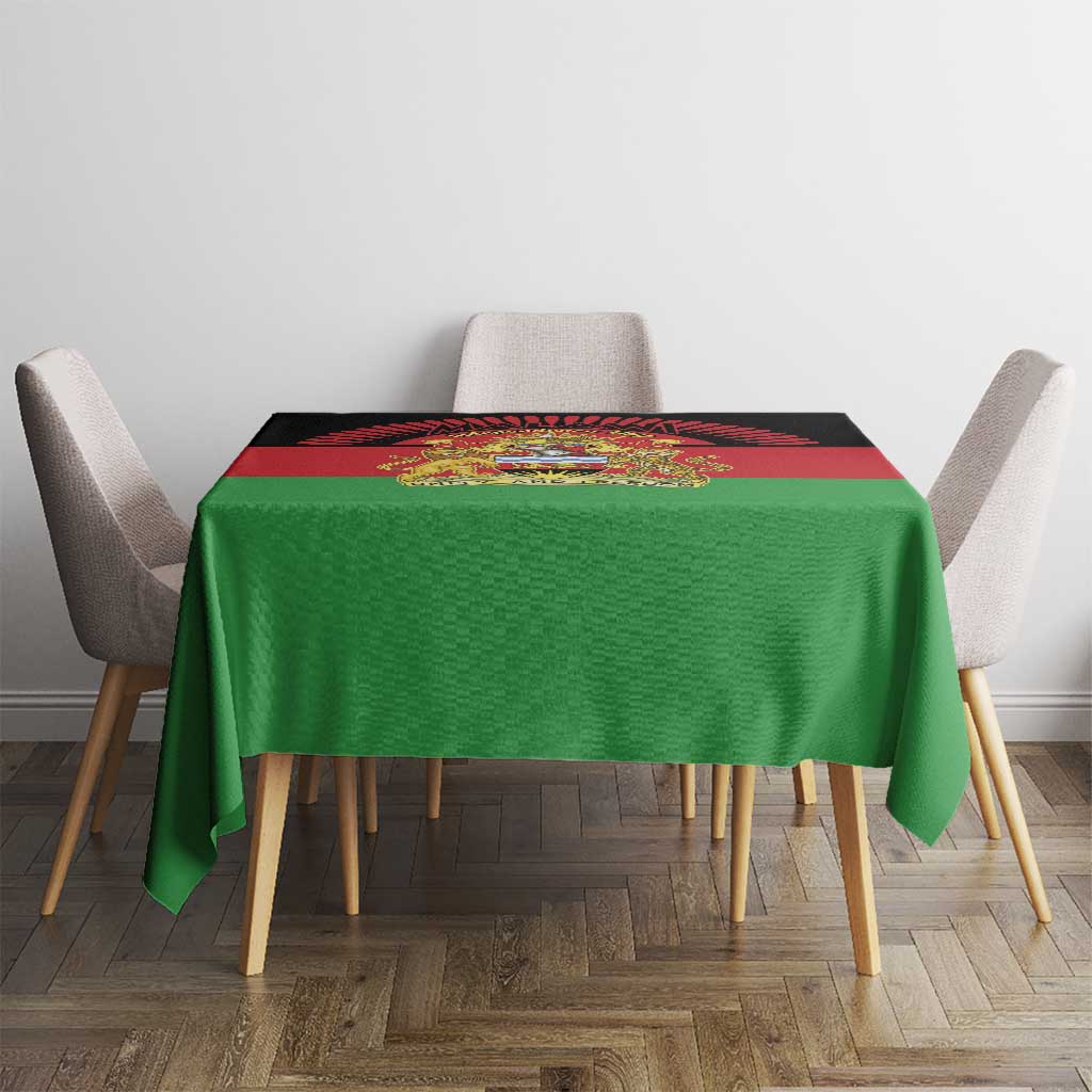 Malawi Independence Day Tablecloth Coat Of Arms Flag Style
