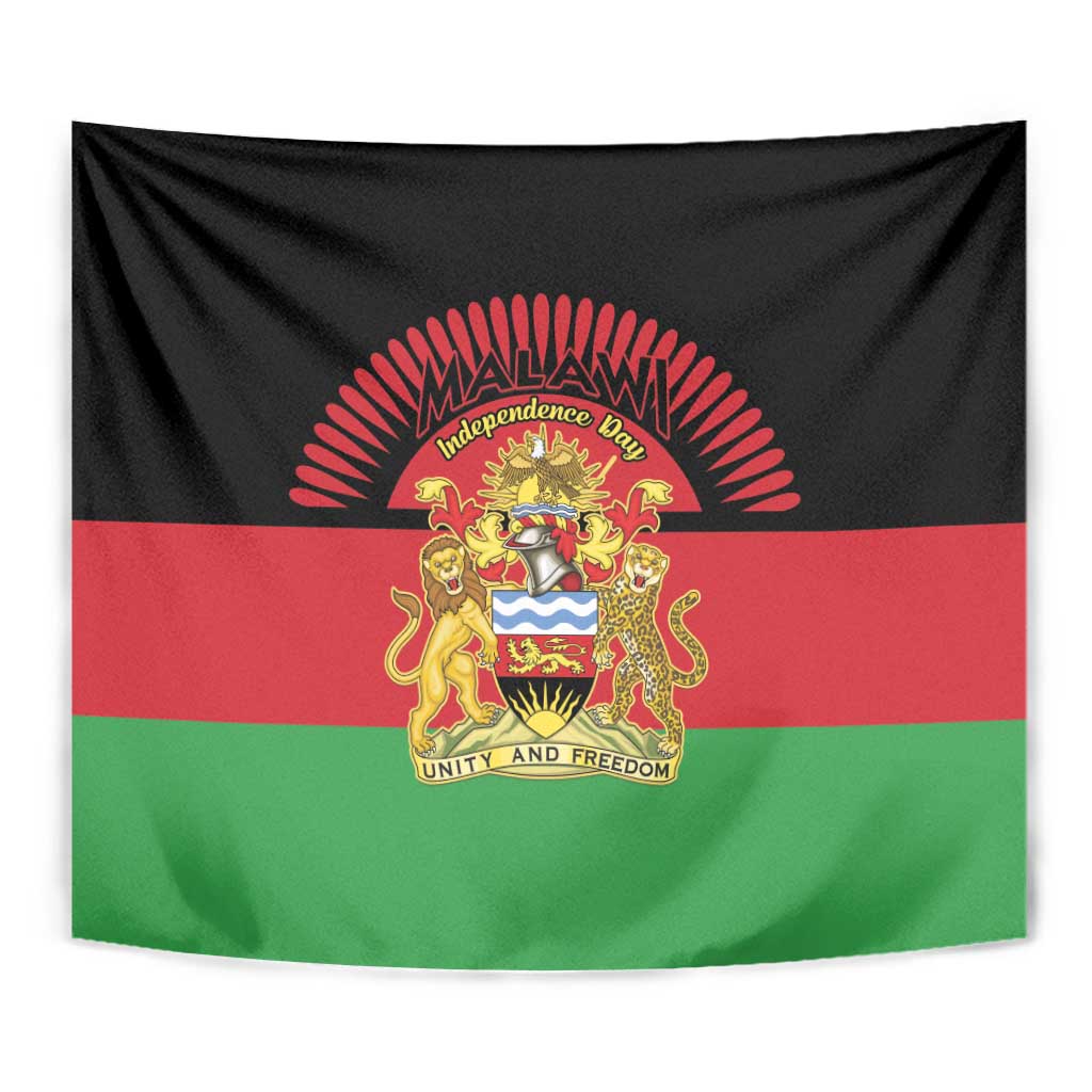 Malawi Independence Day Tapestry Coat Of Arms Flag Style