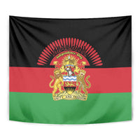 Malawi Independence Day Tapestry Coat Of Arms Flag Style