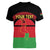 Personalized Malawi Independence Day Women V-Neck T-Shirt Coat Of Arms Flag Style