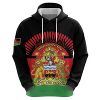 Personalized Malawi Independence Day Zip Hoodie Coat Of Arms Flag Style