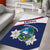 Liberia Independence Day Area Rug Coat Of Arms Pepper Flowers