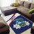 Liberia Independence Day Area Rug Coat Of Arms Pepper Flowers