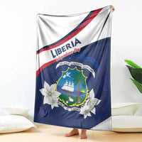 Liberia Independence Day Blanket Coat Of Arms Pepper Flowers