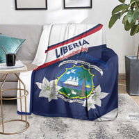 Liberia Independence Day Blanket Coat Of Arms Pepper Flowers