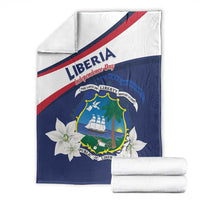 Liberia Independence Day Blanket Coat Of Arms Pepper Flowers