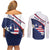 Personalized Liberia Independence Day Couples Matching Off Shoulder Short Dress and Long Sleeve Button Shirt Coat Of Arms Pepper Flowers