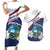 Personalized Liberia Independence Day Couples Matching Short Sleeve Bodycon Dress and Hawaiian Shirt Coat Of Arms Pepper Flowers
