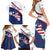 Personalized Liberia Independence Day Family Matching Short Sleeve Bodycon Dress and Hawaiian Shirt Coat Of Arms Pepper Flowers