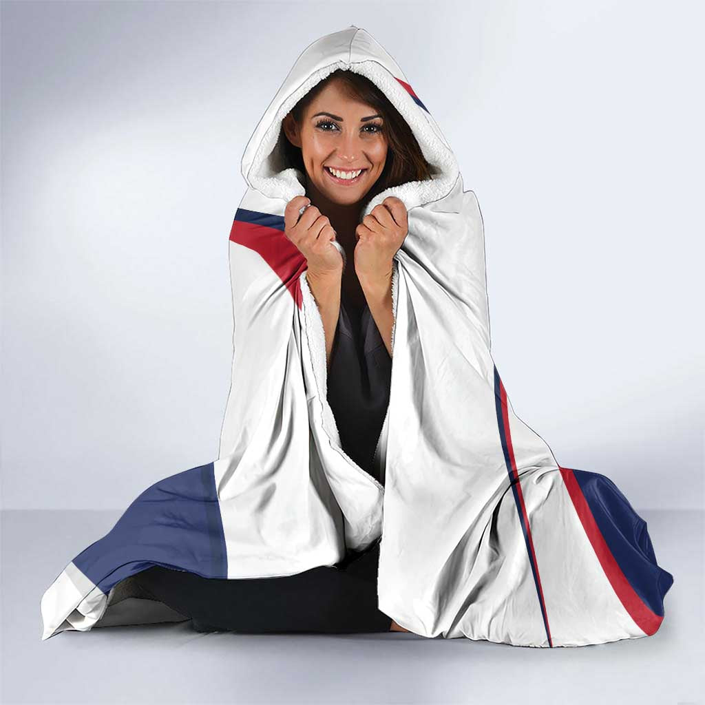 Liberia Independence Day Hooded Blanket Coat Of Arms Pepper Flowers