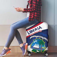 Liberia Independence Day Luggage Cover Coat Of Arms Pepper Flowers
