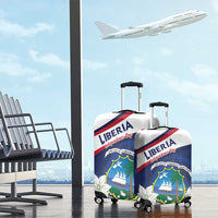 Liberia Independence Day Luggage Cover Coat Of Arms Pepper Flowers