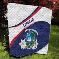 Liberia Independence Day Quilt Coat Of Arms Pepper Flowers