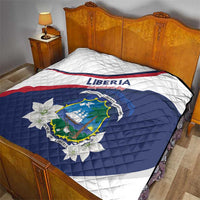 Liberia Independence Day Quilt Coat Of Arms Pepper Flowers