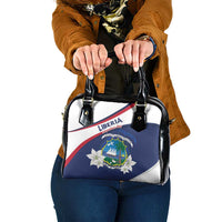 Liberia Independence Day Shoulder Handbag Coat Of Arms Pepper Flowers