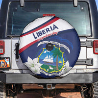 Liberia Independence Day Spare Tire Cover Coat Of Arms Pepper Flowers