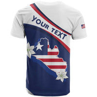 Personalized Liberia Independence Day T Shirt Coat Of Arms Pepper Flowers