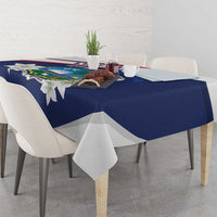 Liberia Independence Day Tablecloth Coat Of Arms Pepper Flowers