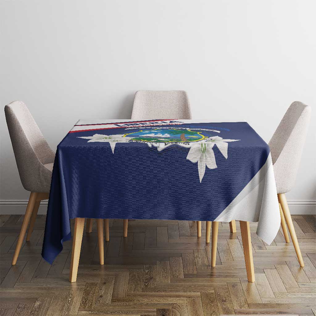 Liberia Independence Day Tablecloth Coat Of Arms Pepper Flowers