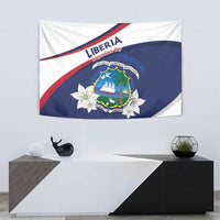 Liberia Independence Day Tapestry Coat Of Arms Pepper Flowers