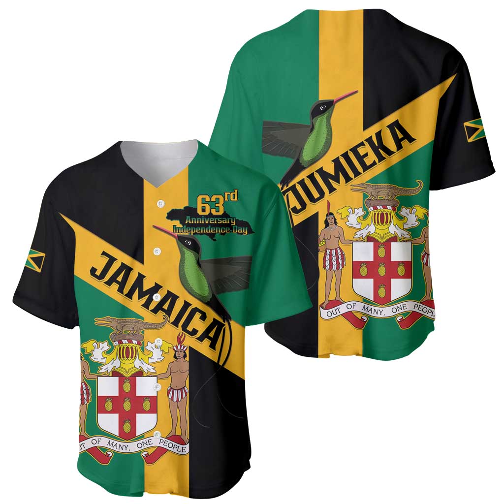 Jamaica Baseball Jersey 63rd Anniversary Independence Day
