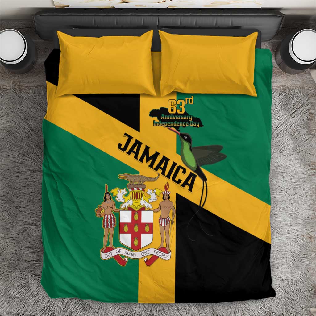 Jamaica Bedding Set 63rd Anniversary Independence Day