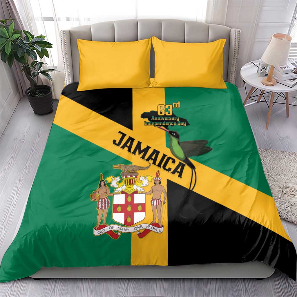 Jamaica Bedding Set 63rd Anniversary Independence Day