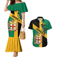 Jamaica Couples Matching Mermaid Dress and Hawaiian Shirt 63rd Anniversary Independence Day