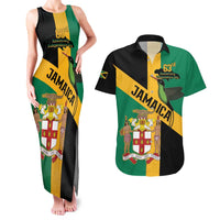 Jamaica Couples Matching Tank Maxi Dress and Hawaiian Shirt 63rd Anniversary Independence Day