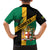 Jamaica Family Matching Off The Shoulder Long Sleeve Dress and Hawaiian Shirt 63rd Anniversary Independence Day