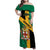 Jamaica Family Matching Off Shoulder Maxi Dress and Hawaiian Shirt 63rd Anniversary Independence Day